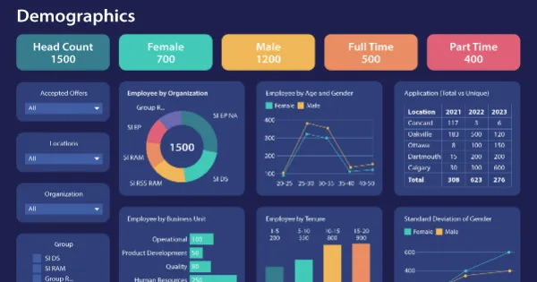 Demographics dashboard