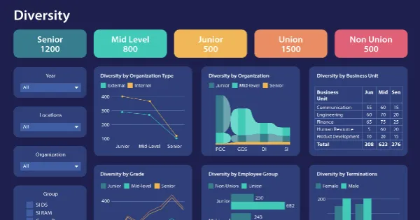 Diversity dashboard